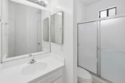 2BR, 2BA - 1,150SF - Primary Bathroom - Dicken's Court Apartments