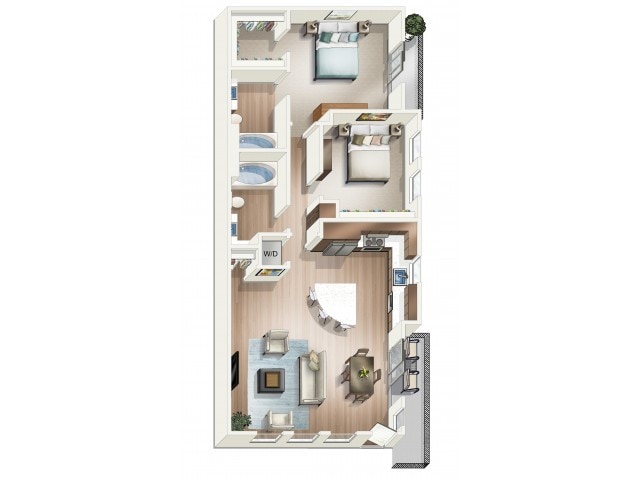 Two Bedrooms - C