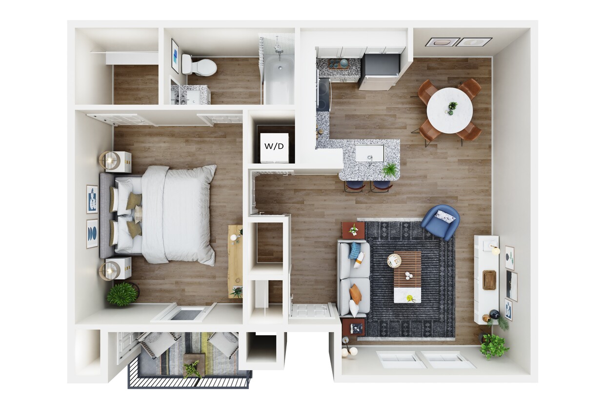 Floor Plan - A1 Renovated