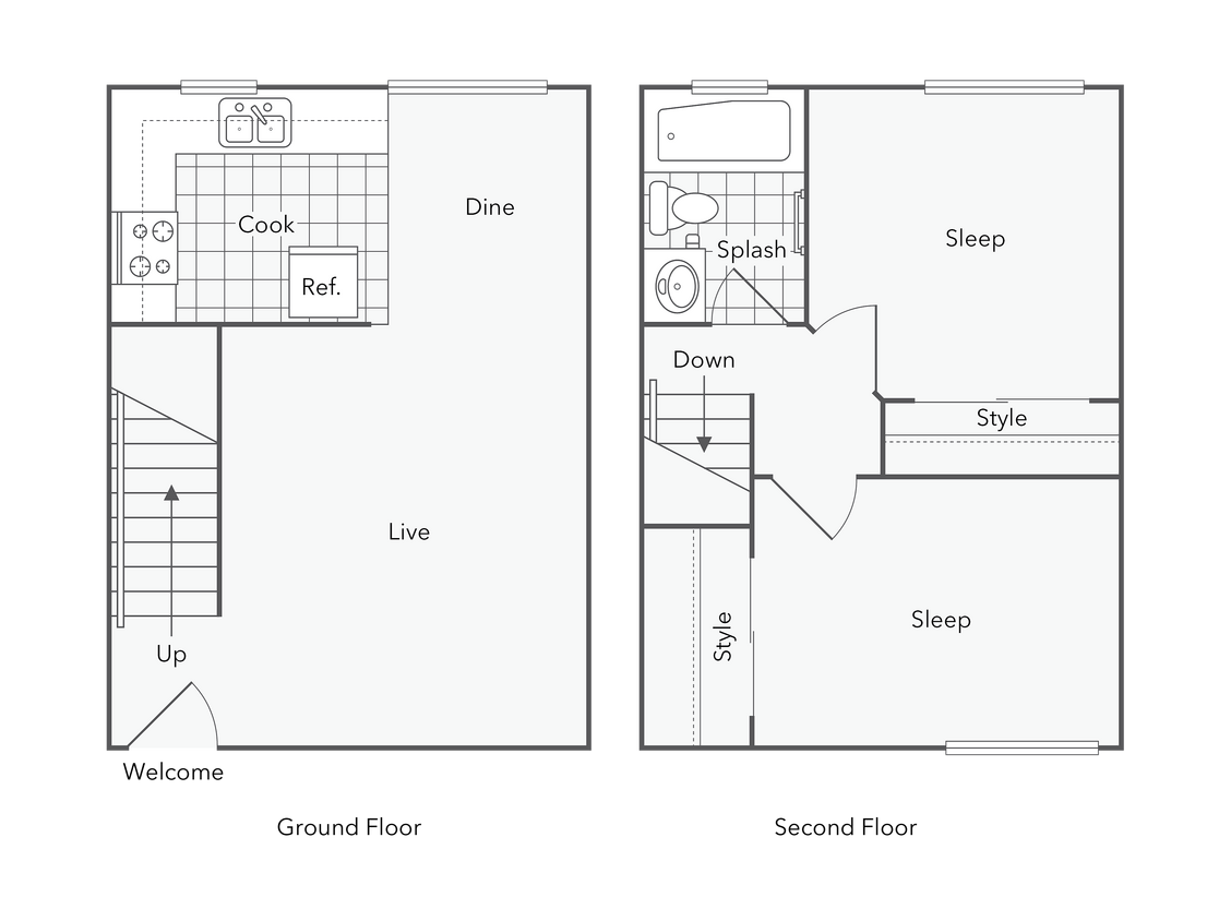 Imperial | 2-Bedroom Floorplan - Imperial