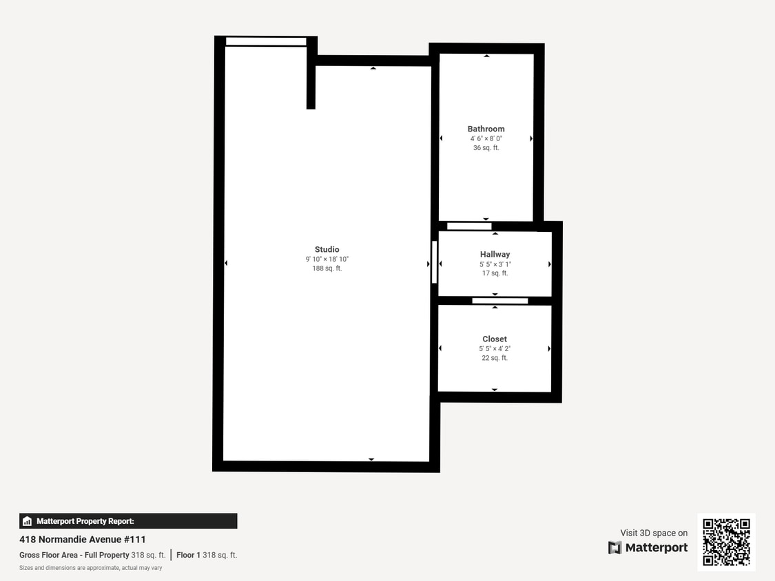 Floor Plan - Small Studio STS4