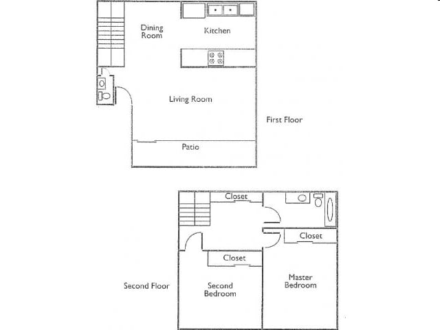 2BR/1.5BA - 1