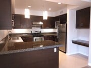 Kitchen - Atlantic Times Square Apartments