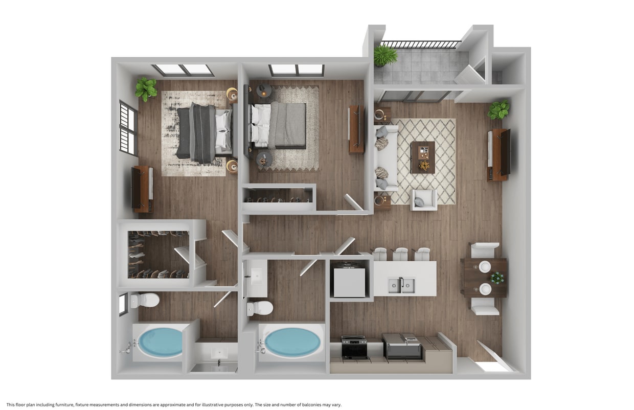 Floor Plan - The Moon Tide