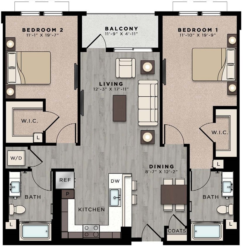 Floor Plan - CA124-B6-1256
