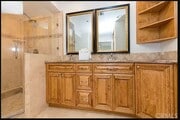 Master Bathroom, Large Shower, dual sinks - 1957 Temple Ave Condo Unit 205