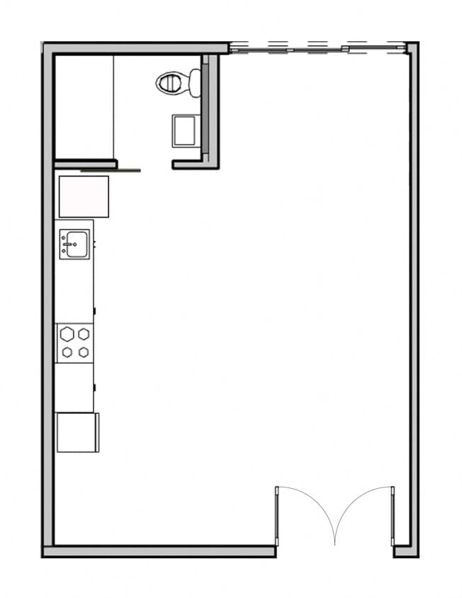 Floor Plan - Mid Level Studio