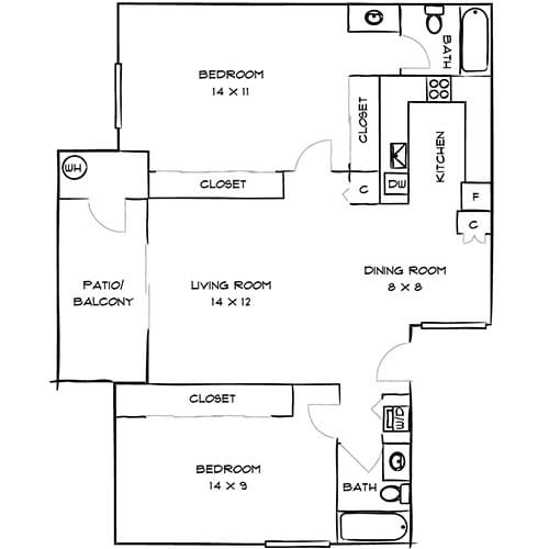 Floor Plan - Paradise Cove Premier