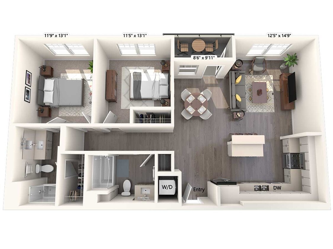 Floor Plan - B2-1059