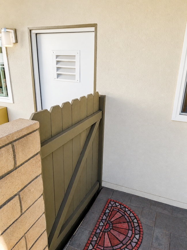 Private gated patio entry with convenient access to the unit. - 339 E Taft Ave Unit 2