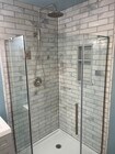 New oversized marble shower - 906 7th St