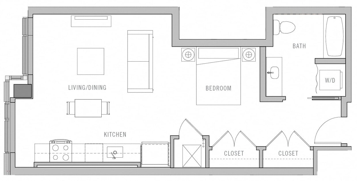 Floor Plan - Studio-D1