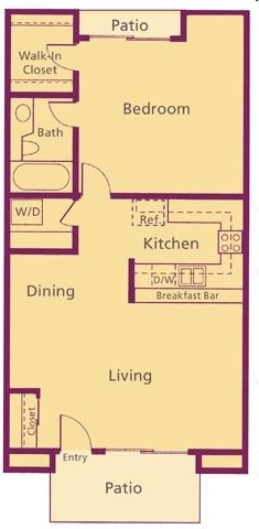 The Cabana - One Bedroom and One Bath