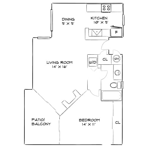 Floor Plan - Design 1B Premier 2