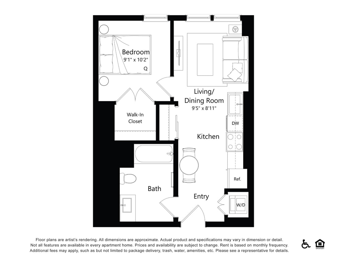 Floor Plan - 501-Broadway_1B10