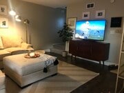 Large living room opens to outdoor private yard - 423 N Elena Ave Apartments Unit 2