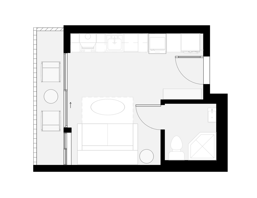 Floor Plan - Studio - 202