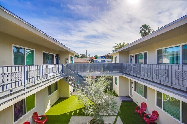 Inside POV - Retro Style Apartment Building with Pool and Gym - Secure, Modern and Lease-Ready!