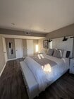 Primary bedroom with walk-in closet and secondary closet - 22100 Burbank Blvd Unit 333