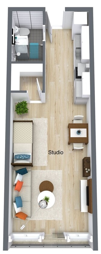 Floor Plan - Studio | C2 | Floor 1