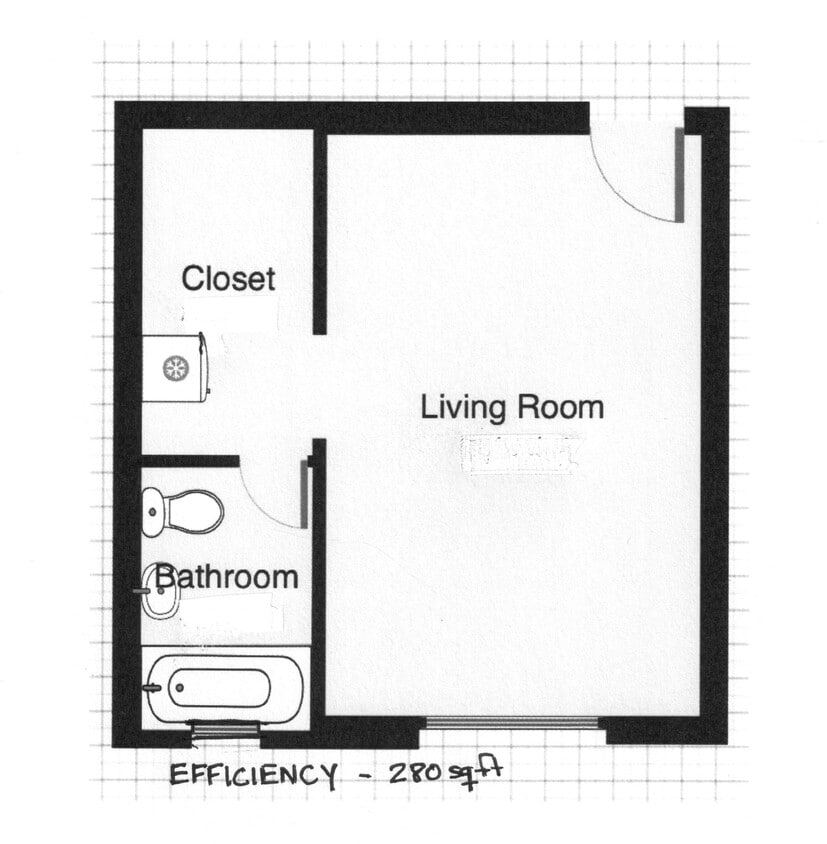 Efficiency Floor Plan - Efficiency