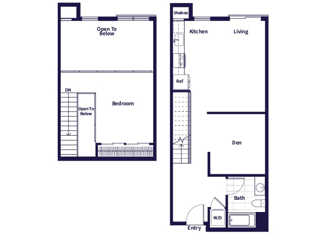 Floor Plan - A21L Loft + Den