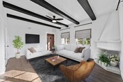 1 Bedroom - Living Room - Casa Del Patio Apartments