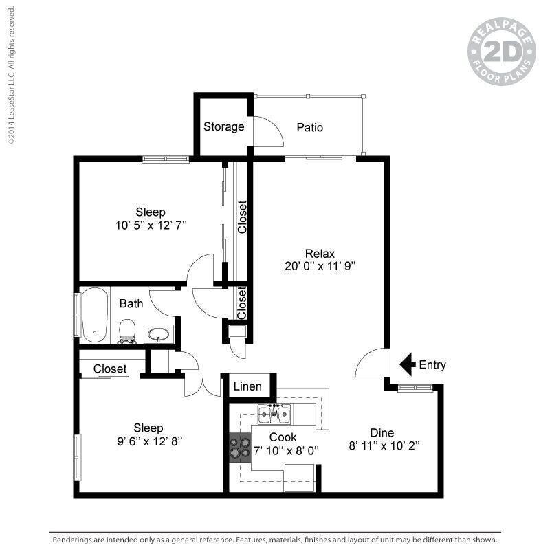 Floor Plan - 2X1R