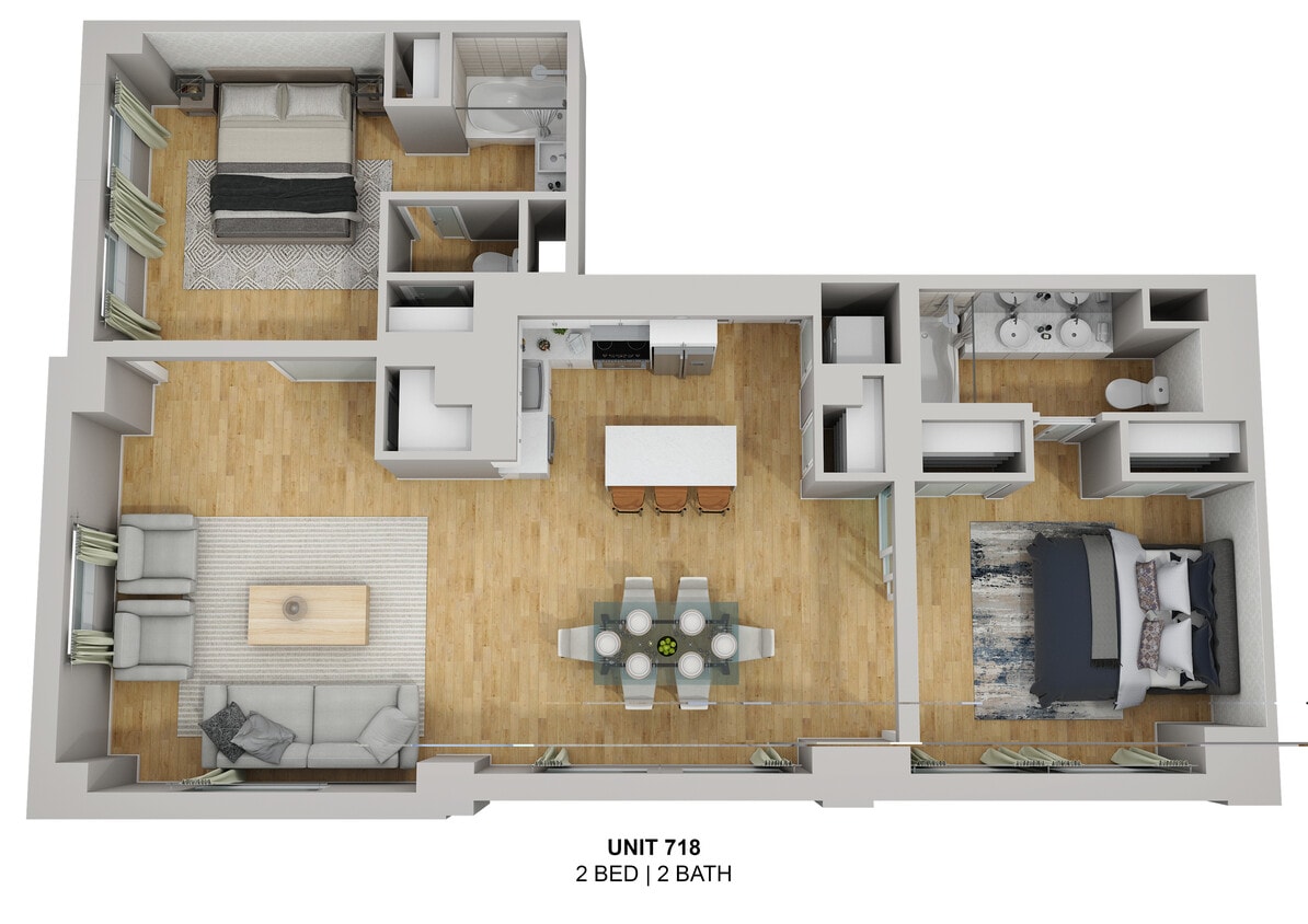 Floor Plan - 2 Bedroom Penthouse