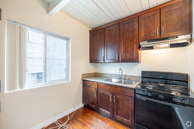 Studio - 380SF - Kitchen - Park Verdugo Apartments