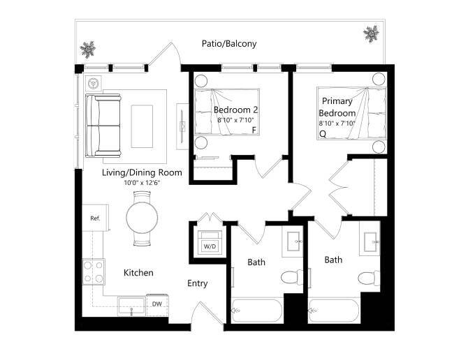 Floor Plan - 501-Broadway_2A