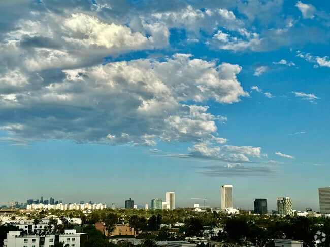 View from Living Room - 321 S San Vicente Blvd Unit #805 Rental