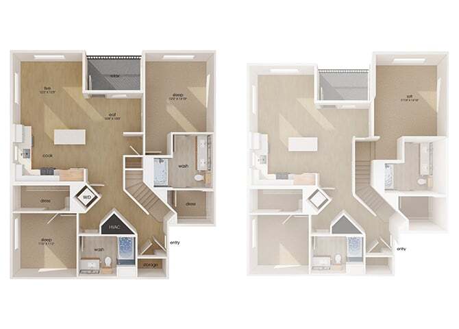 Floor Plan - Vesta + Loft-B5L