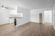 2BR, 1BA - 725SF - Living Room and Kitchen - 3932 Sepulveda Blvd