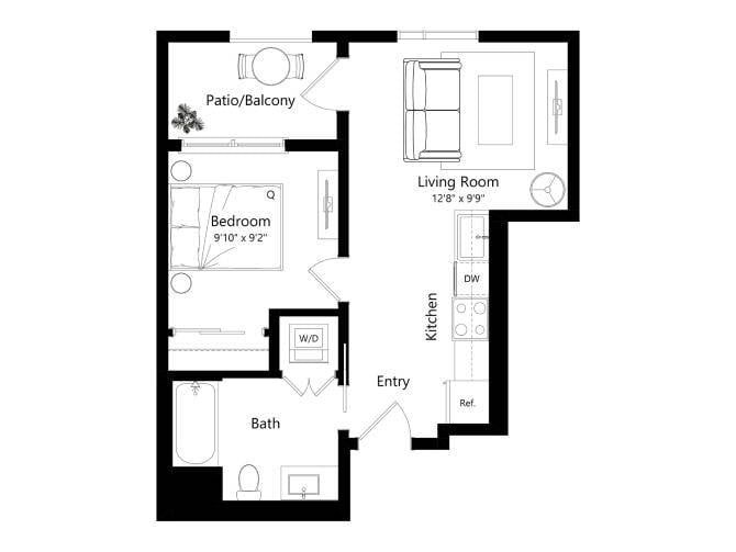 Floor Plan - 1650-Lincoln_1F