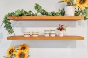 Kitchen Floating Shelves - 1323 S Carmelina Ave Apartments Unit 216
