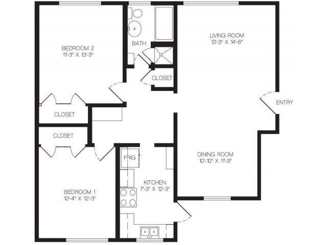 Floor Plan - The Blue Elderberry