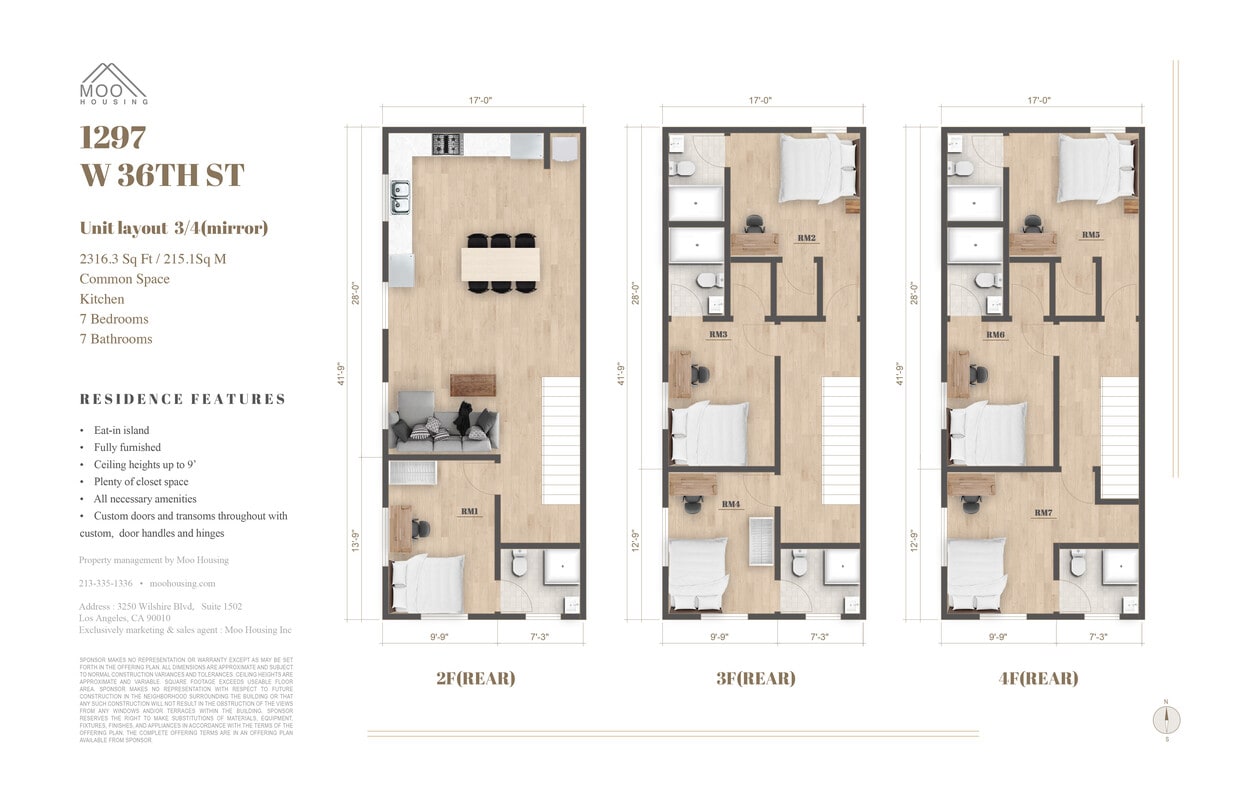 Floor Plan - Private Room at 1299 1/2 W 36th St
