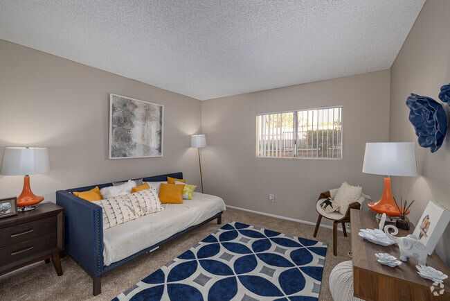 2BR, 2BA - 948SF - Bedroom - Hadley Apartments - A 55+ Lifestyle Community