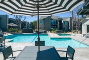 Pool Area - The James Apartments