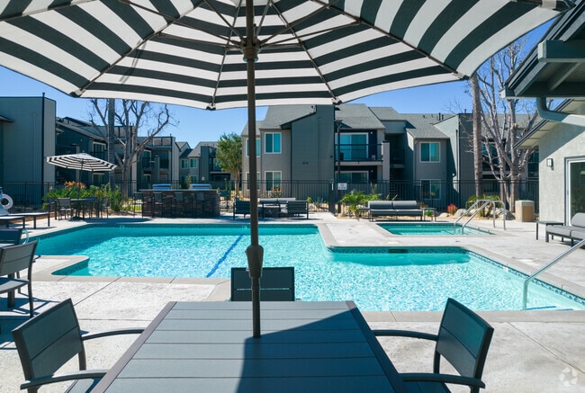 Pool Area - The James Apartments