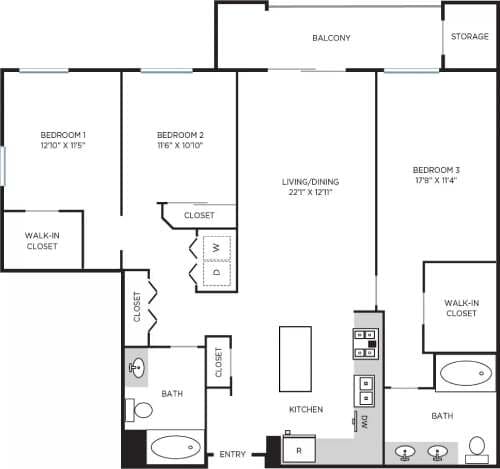 Floor Plan - Reserve -  3A