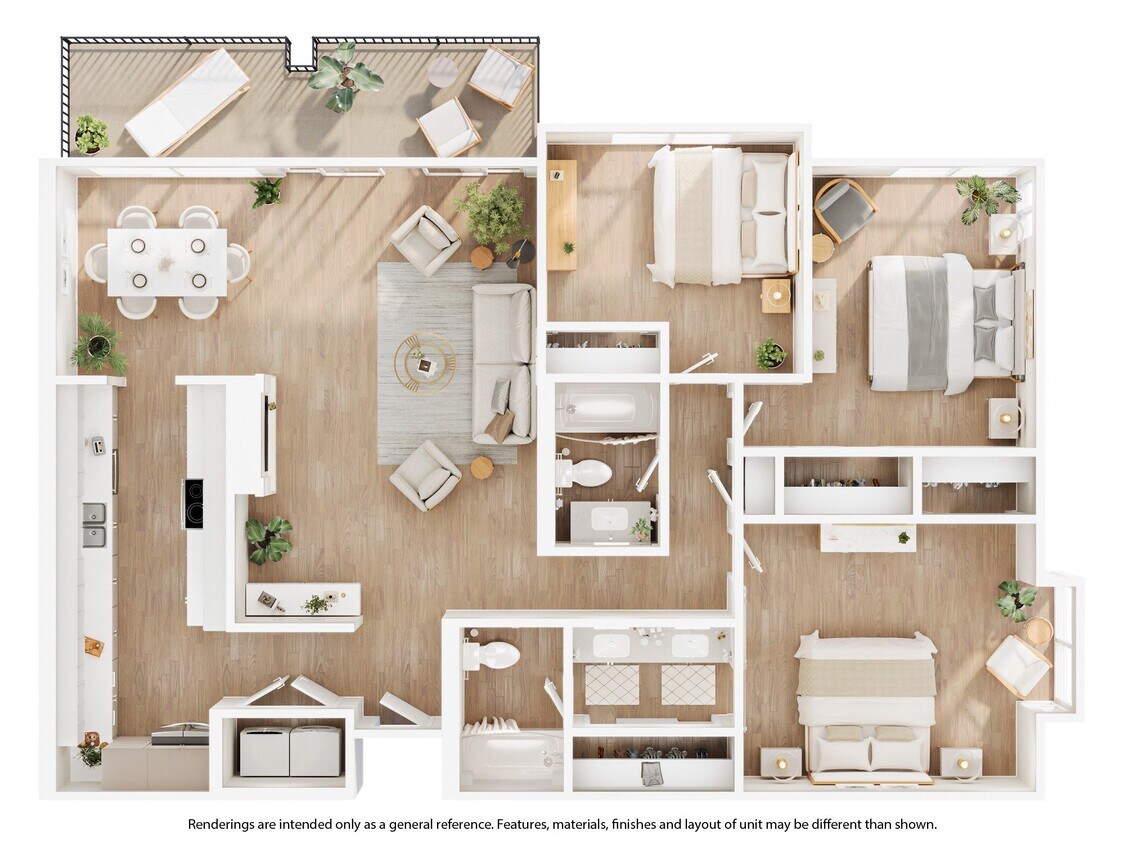 Floor Plan - C1 - Renovated