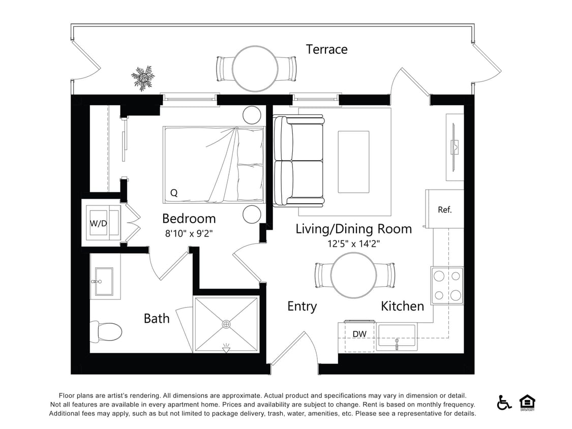 Floor Plan - 501-Broadway_1A1.2