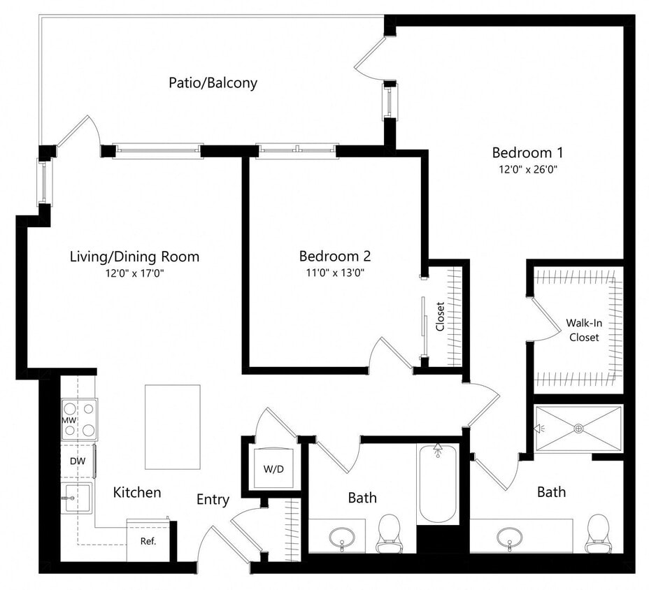 Floor Plan - 2J-4
