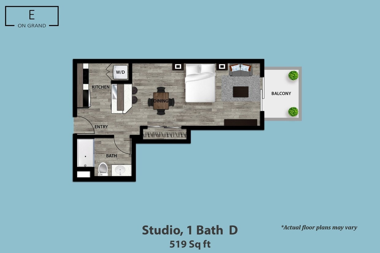 Floor Plan - Studio D