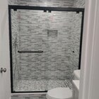 custom made shower - 110 E 76th Pl Unit 110