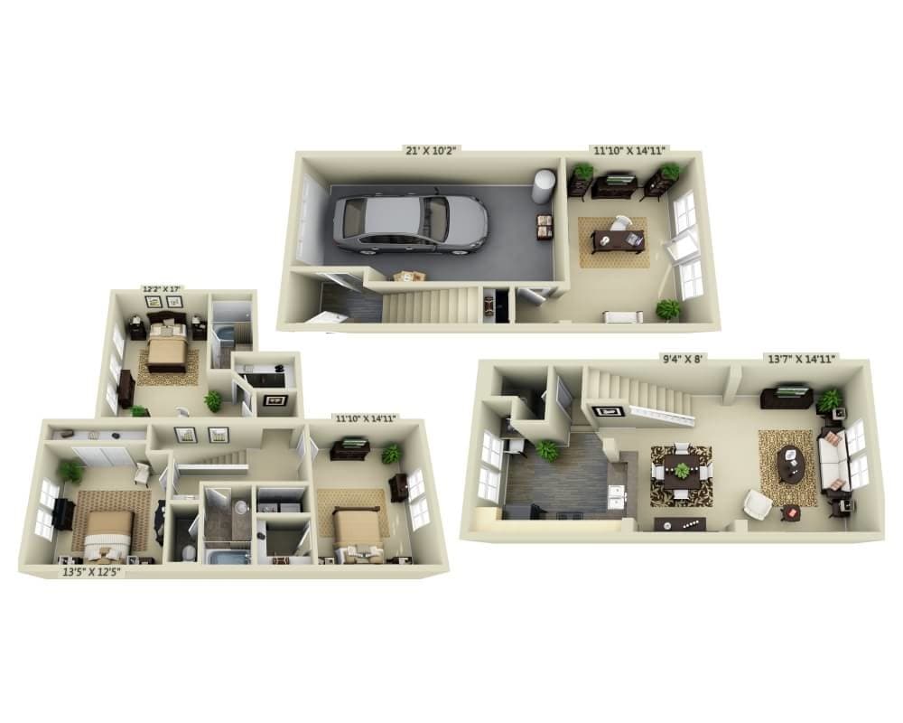 Floor Plan - the Zinfandel (C2.5BT)