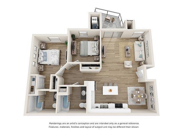 Floor Plan - Two Bedroom B