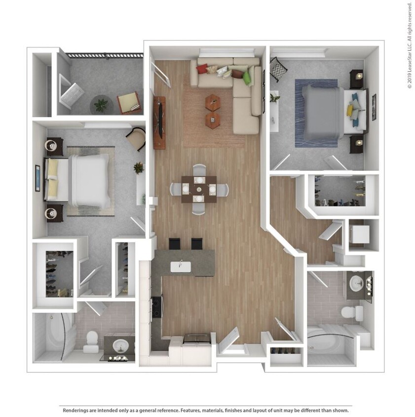 B2: 2bed 2bath - B2